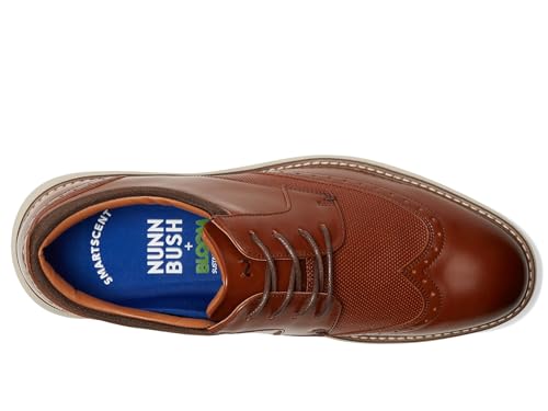 Image of Nunn Bush Men's Chase Wingtip Oxford Contemporary Lace-up