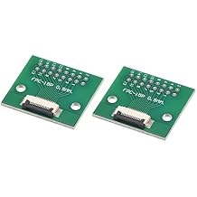 MECCANIXITY FPC FFC PCB Converter Board 15P 0.5mm on Socket Side, Back 1.0mm, to DIP 2.54mm for LCD 3D Printer Camera DVD TV Laptop Pack of 2