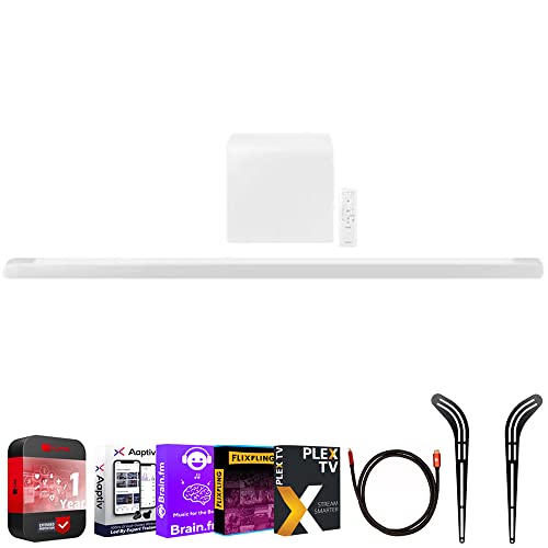 Image of Samsung HW-S801B 3.1.2ch Soundbar w /Dolby Atmos /DTS:X, White 2022 Bundle with 1 YR CPS Enhanced Protection Pack, Soundbar Bracket Mount, HDMI 2.0 Cable and Audio Entertainment Essentials Bundle
