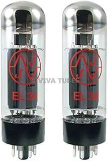 Brand New In Box Matched Pair JJ EL34 6CA7 Fully Tested Guaranteed Vacuum Tubes