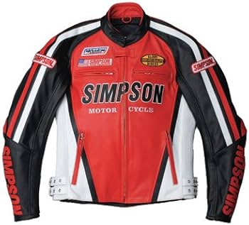 Amazon | [シンプソン] レザージャケット RD M SLJ-0111 | ジャケット