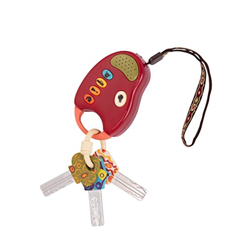 B. Toys Funkeys Toy Keys For Toddlers And Babies, Red, 6 Months Plus #TOP3