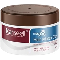Karseell Hair Clay for Men, PremiumHair Styling Clay with Strong Hold and Matte Finish, for All Hair Types 3.4 Ounces