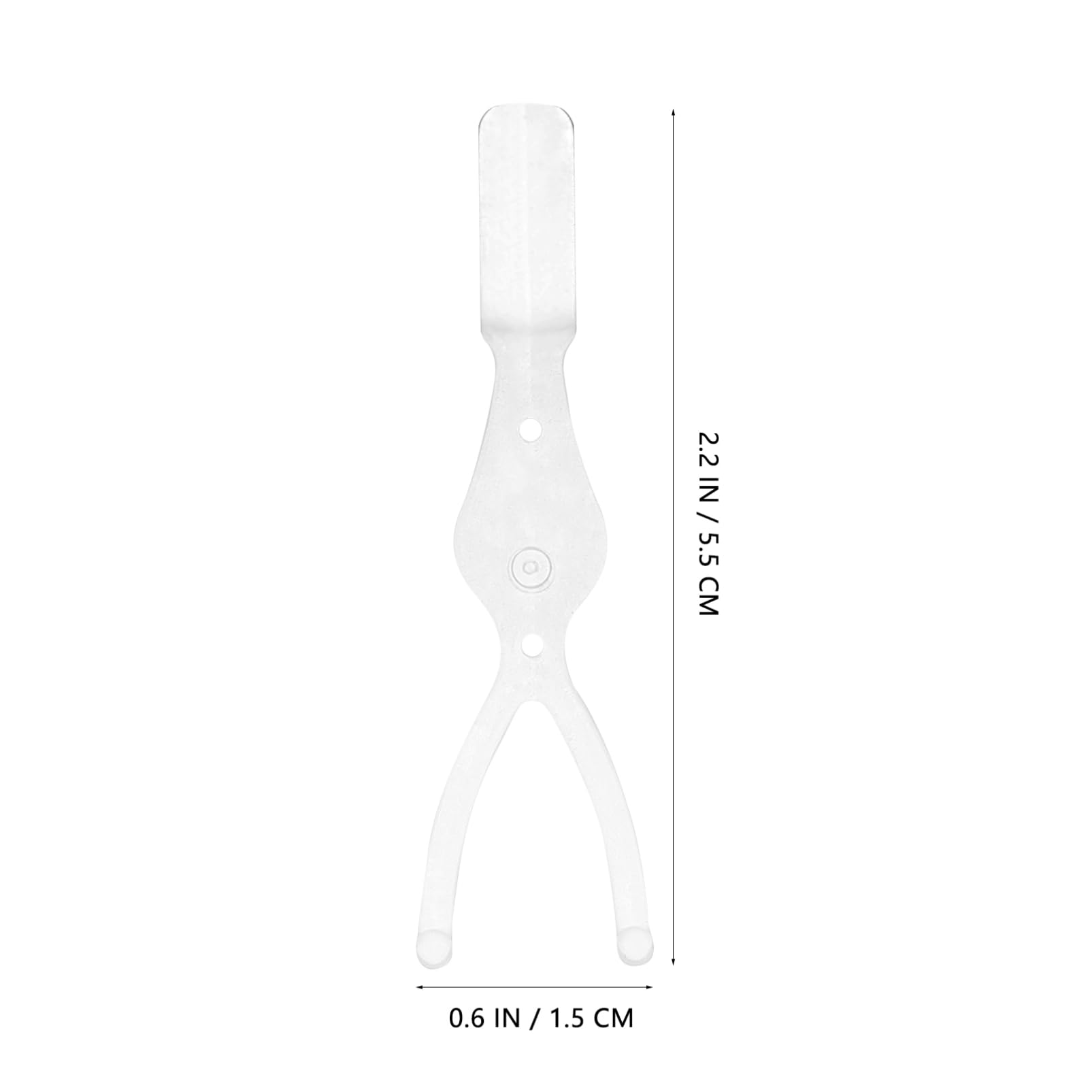 Baluue 50pcs Double Eyelid Assist Rods Set Y-shaped Applicator for Shield Guard Tool for Hooded Eyes Makeup