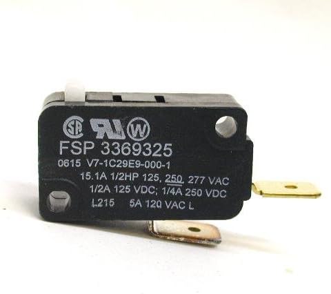 FSP 3369325 Whirlpool Kenmore Dishwasher Switch. V7-1C29E9-000-1 snap Action microswitch