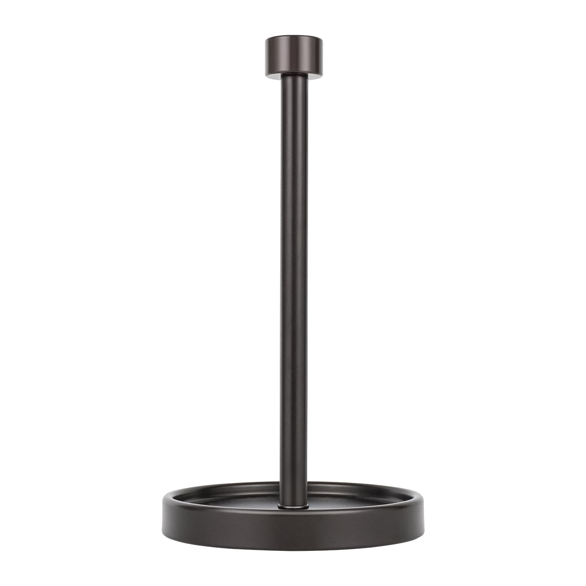 IvilonCountertop Paper Towel Holder - Modern End Cap Minimalist Design - Color Oil Rubbed Bronze