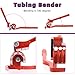 Swpeet 3Pcs Auto Double Flaring Tool Kit and 180 Degree 3 in 1 Tube Bender Assortment Kit, 5/8