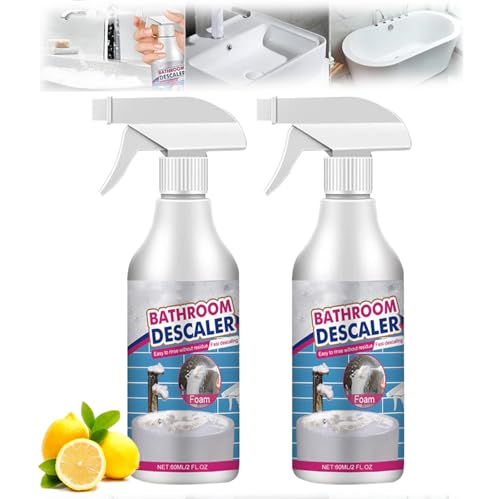 2 Stück Bathroom Descaler Multipurpose Bathroom Descaler Schaum Reiniger Für Hartnäckige Flecken For Bathtub Toilet Bath Sink Glass Ceramic