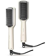 ABLEGRID Hair Straightener Brush,Ring Hair Straightening Comb Iron for Women,Portable Hair Stylin...