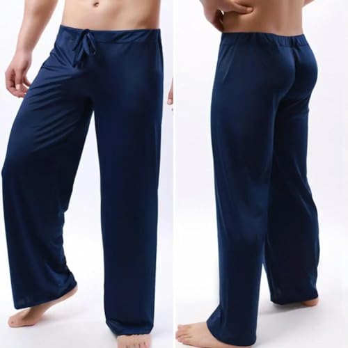 KOSTEN Pajama Pants Men Length Men Yoga Pants Quick Dry Pajama Pants Elastic Waist Plus Size Men Trousers2