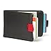 Distil Union - Minimalist Leather Slim Bifold Wallets with Money Clip, Credit Card Holder (Ink with Flexlock)