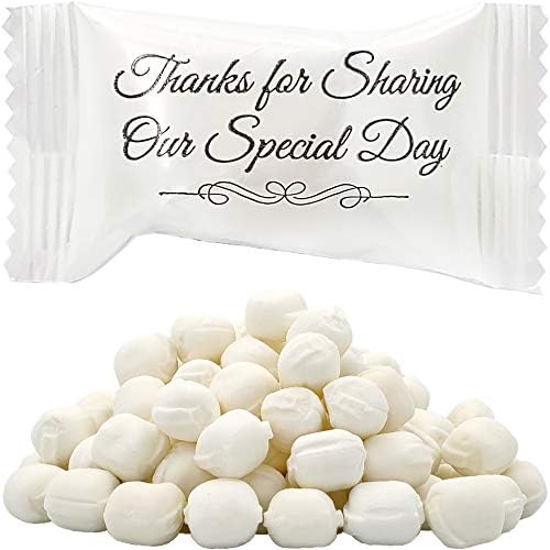 Wedding Buttermints, Mint Candies, After Dinner Mints, Butter Mint Candy, Fat-Free, Individually Wrapped (275 Pieces)