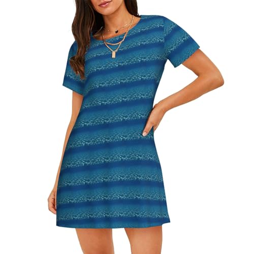 Chemise de nuit océan profond pour des nuits d'été douces