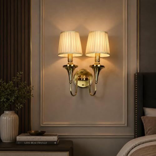 Image of Traditional White Shead Double Light