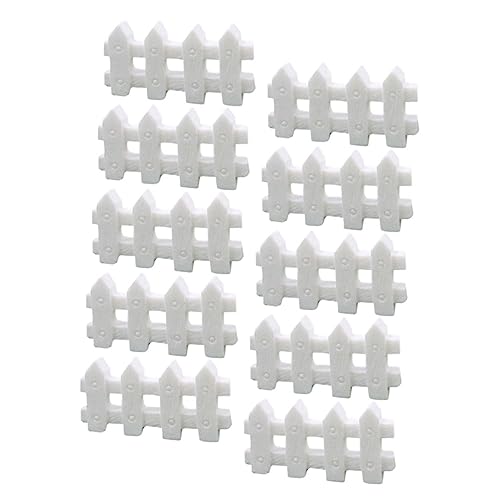 KONTONTY 10 Piezas Valla de Jardín Miniatura para Decoración Hadas Accesorios Diy para Mini para Exterior