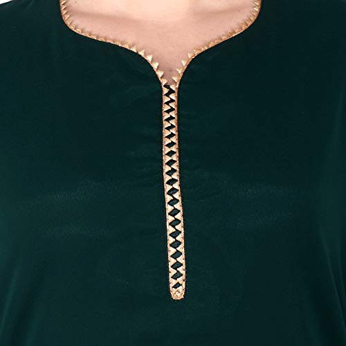 Image of POPWINGS Casual V-Neck Georgette Garara Set for Women