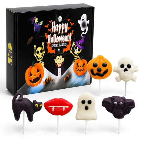 Fruidles 12-Count Halloween Lollipop Suckers Candy, Spooky Candies, Great for Halloween Goody Bag Fillers, for Trick or Treating Individually Wrapped 20-Gram Pops (12-Pack) - image 1