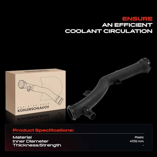 Frankberg Wąż chłodnicy od termostatu do pompy wodnej, kompatybilny z M.i.n.i R55, R56, R57, R58, R59, R60, R61, 1,4 l, 1,6 l, 2006-2016, zamiennik # 11537589713, 11537541845