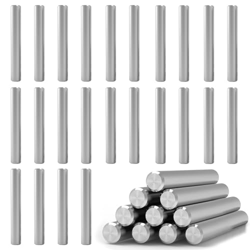 Pasadores Cilindricos 30 Piezas Clavija Pasador 6 x 40 mm Soportes Cilíndricos para Estantes para Armarios Estantes Mueble