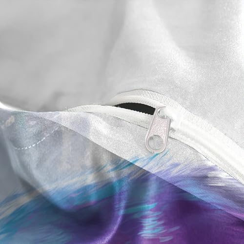 Parure de lit double 200x200cm multicolore avec housse de couette 3D - 8