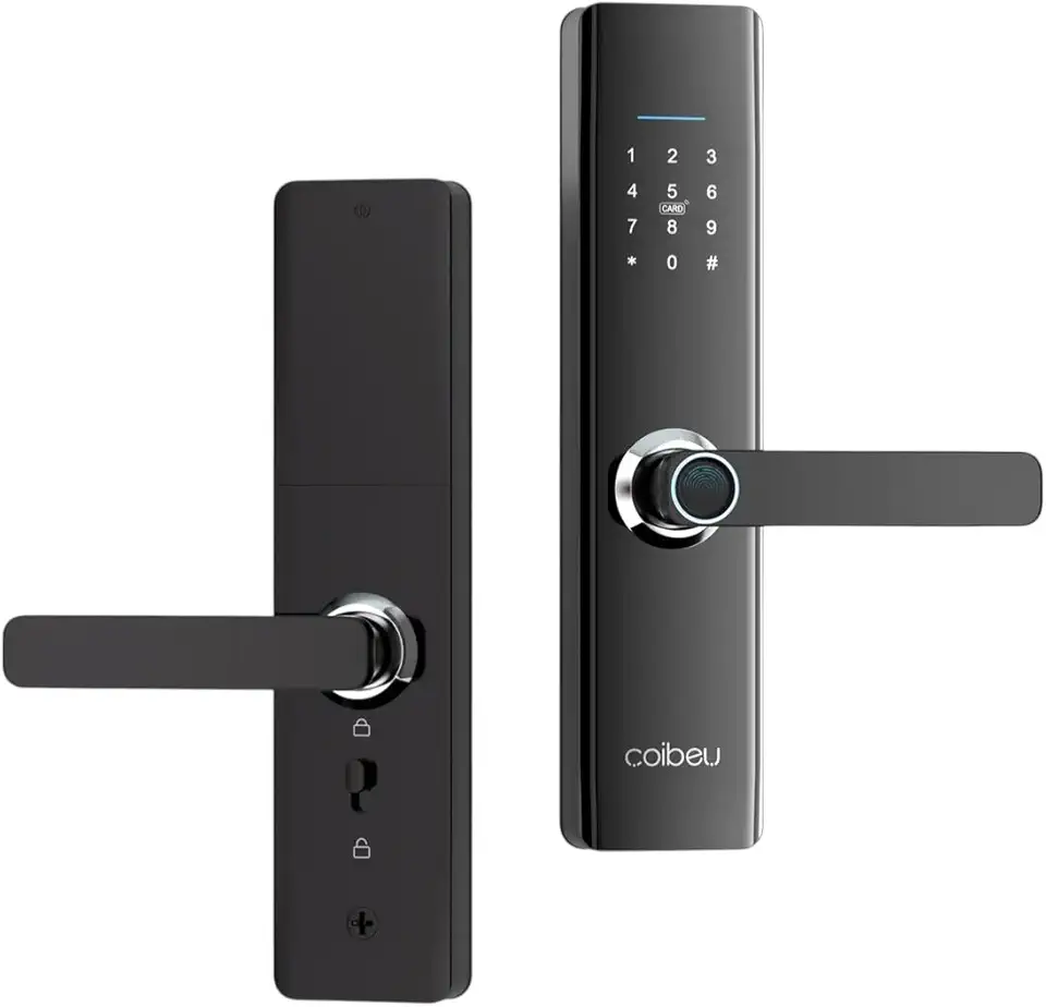 Fechadura Digital Biométrica Caibeu com Senha, Teclado Touchscreen, Wi