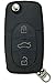 TG Auto Keyless Key Fob Remote Control Replacement for 1997 - 2005 Audi A4 A6 A8 Allroad Quattro Cabriolet RS6 S4 S6 S8 TT MYT8Z0837231 315MHz 48 4 Buttons