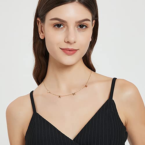 Momlovu Handmade Mama Necklace For Women 14K Gold Mom Necklace For Women Unique Nana Mother Necklaces For Women Trendy Jewelry Mothers Day Gifts, Birthday Gifts #TOP3