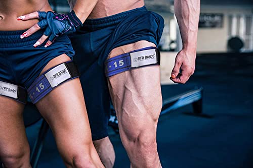 Bfr Bands Occlusion Bands, Rigid Edition - Set Of 2 Blood Flow Restriction Bands For Men And Women W/ 2" Wide Adjustable Straps For Leg, Thigh, Bicep And Glutes Workout #TOP3