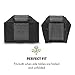 Klarstein Gazooka 3.0T Gas BBQ Grill Regen-Cover - Wetterschutz, Schutzhülle, perfekte Passform: 134 x 100 x 49 cm (BxHxT), Robustes & schweres 600D Canvas, reißfest, wasserfest, schwarz