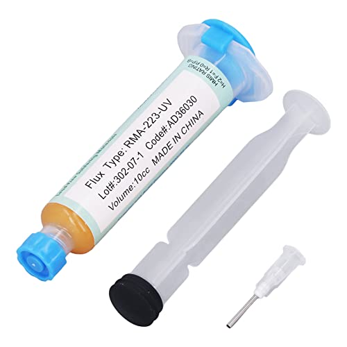 Image of 2Pcs Solder Flux, Soldering Flux Soldering Paster Easy Tinning Syringe Type RMA 223 UV for PCB BGA