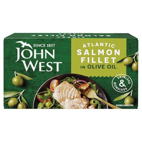 John West Atlantic Salmon Fillet in Olive Oil 115g