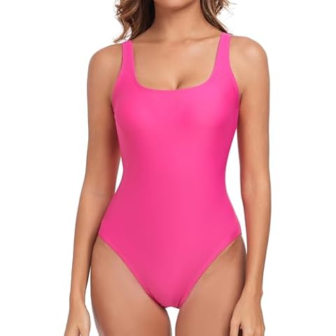 Derssity Women's Athletic One Piece Swimsuit Cover