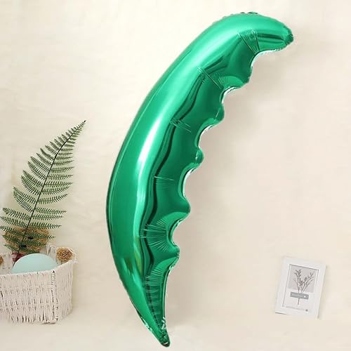 Image of Balloonistics Large Palm Leaf Foil Balloon | Tropical Luau Party Decoration | Jungle Safari Birthday Balloon | Tropical Theme Party Supplies