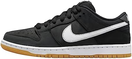 dunk low black white size 11