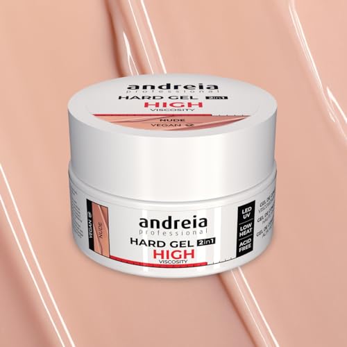 Andreia Professional Hard Nail Gel Biphasic 2 in 1 LED et UV Gel Nail Builder - Image 2