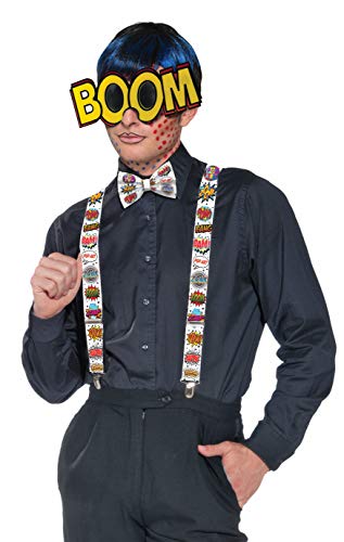 Bristol Novelty 77174 Forum Novelties Pop Art Jumbo Boom Bril, Geel, One Size - Image 3