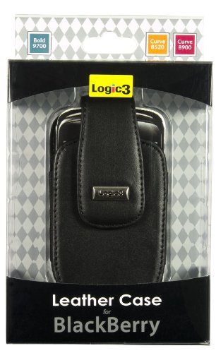 Logic3   Funda de piel para BlackBerry Curve 8520, 8900 y Bold 9700