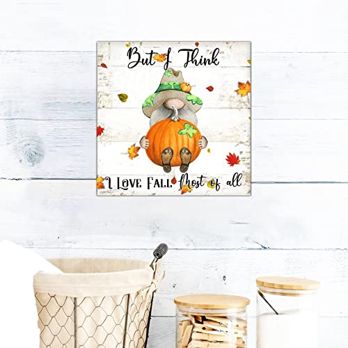Panneau en bois automne chic de 30cm pour décoration murale de salon - 7