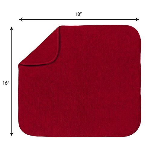 Kitchen Basics Dish Drying Mat - Red - 16"X 18" #TOP1