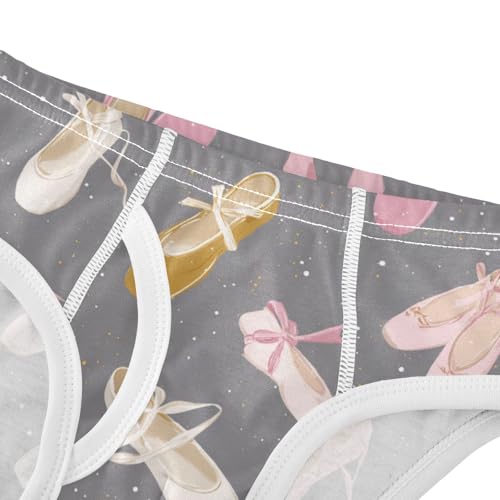 Wusikd Ballerina Shoes Boys' Underwear Cotton Boys Briefs Soft Toddler Underwear 2T4
