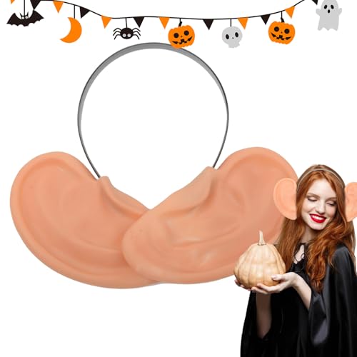 Holdes Diadema para orejas – Disfraz divertido – Diadema de carácter realista para fotografía de Halloween, cosplay, fiesta temática teatral