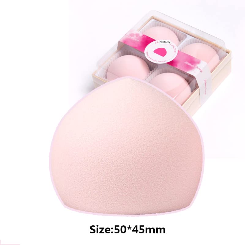 Miniatura 3 de Juego de esponja de maquillaje malvavisco, sin látex y vegana, súper suave, seco, húmedo, para base, polvo y crema BB (4 piezasjuego)