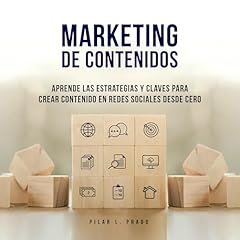 Diseño de la portada del título Marketing de Contenidos: Aprende Las Estrategias y Claves Para Crear Contenido en Redes Sociales Desde Cero