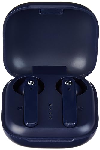 Image of Nu Republic Flaunt X4 True Wireless Earbuds (TWS) BT V5.0, Upto 20Hrs Play Time,10mm Neodymium Drivers, Compact Charging Case, Sweat & Water Resistant, Touch Controls, Voice Assistant with Mic-Blue