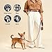 Didog Classic Dog Poop Bag Holder, Easy-Pull and Elegant PU Leather Pet Waste Bag Dispenser for Leash with Carabiner Clip, Includes 1 Roll Dog Waste Bag for Daily Walking,Brown