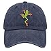 Hat Frog Dad Hat, Graphic Caps for Women Navy Blue