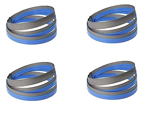 Miniatura 7 de Juego De 4pcs, Hojas De Sierra De Cinta 1140x13x0.6mm De Metal 10 14 Dientes Bimetálico M42