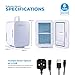 Subcold Ultra 6 Mini Fridge Cooler & Warmer | 3rd Gen |...