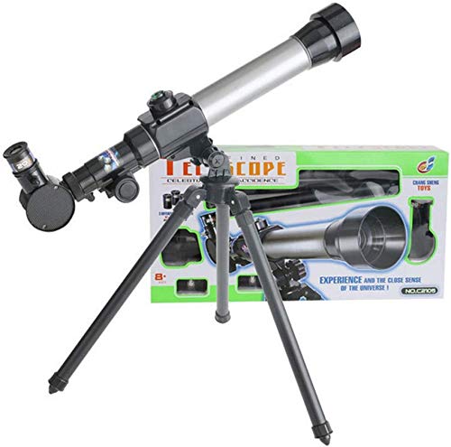 Telescopio refractor astronómico para niños y adultos 50mm con trípode miniatura 1