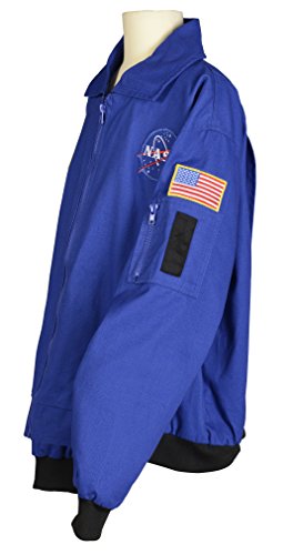 Aeromax, Inc. Personalized NASA Flight Jacket (Youth Small) Blue3